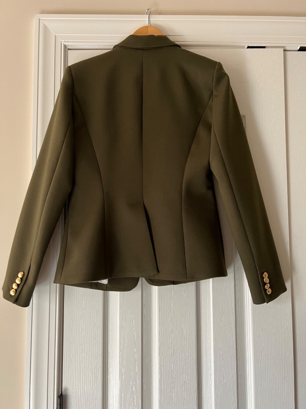 Smythe Olive Green Blazer Size 10 - Picture 2 of 9